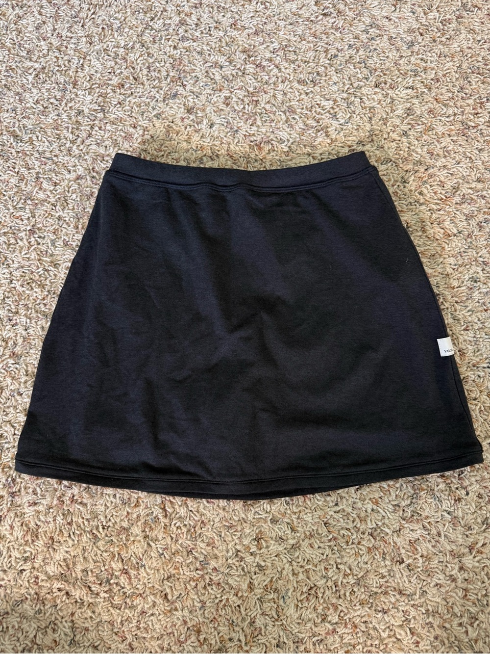 Vuori women’s black mini skort size XS
